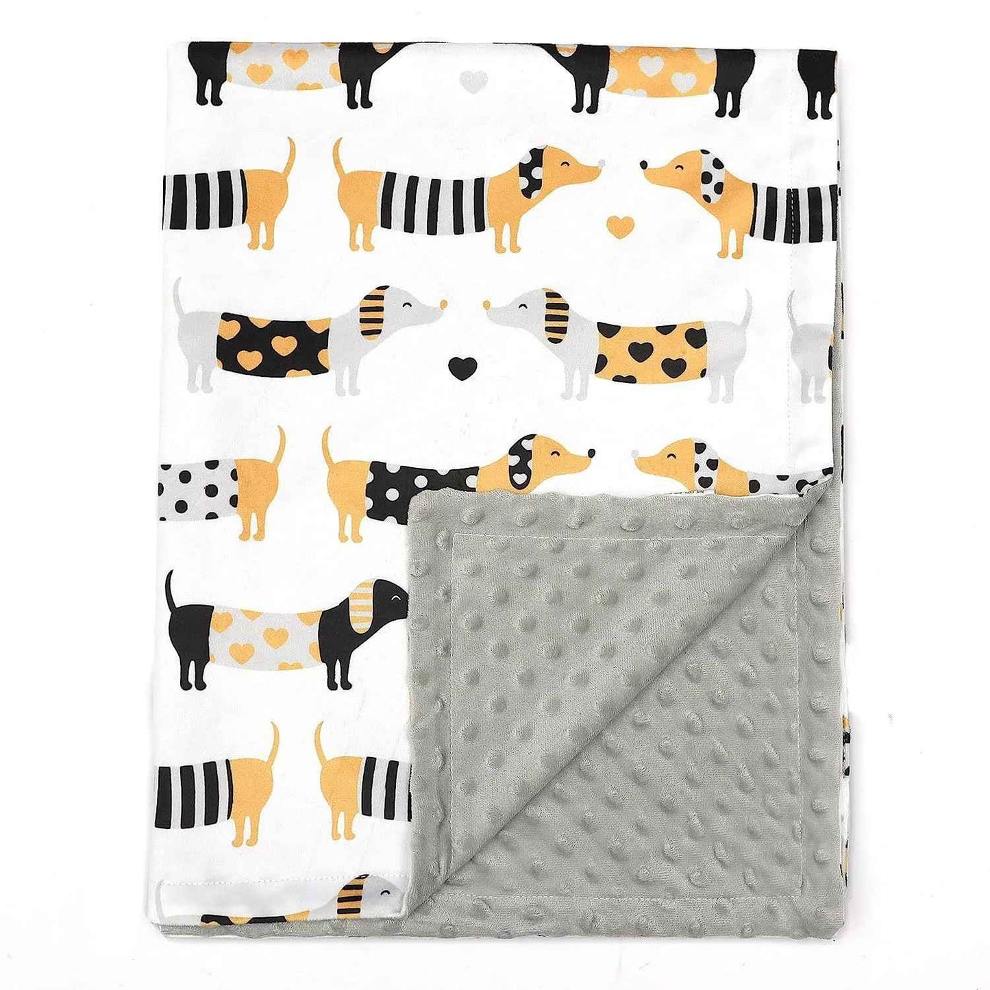 Couverture enfant chaude motifs chiens