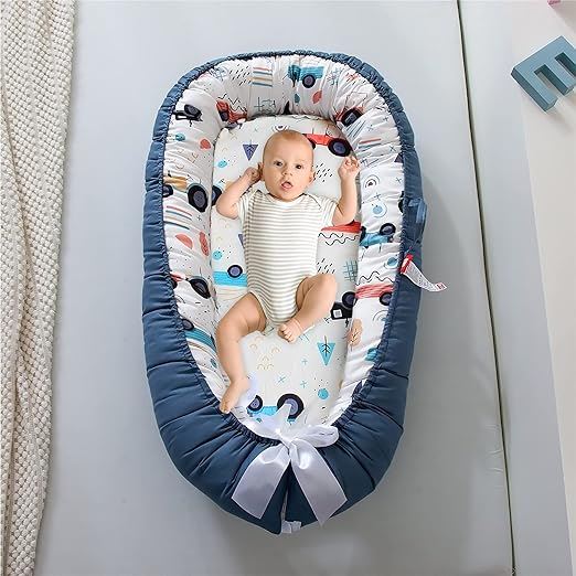Berceau Bébé - NidPortableBébé™ - Voiture Bleue - L'Univers de Babychou