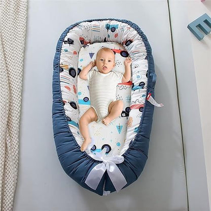 Berceau Bébé - NidPortableBébé™ - Voiture Bleue - L'Univers de Babychou
