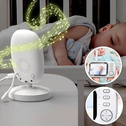 Camera bebe & Babyphone Vision Nocturne HD berceuses