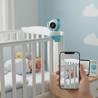 Camera bebe babyphone bébé qui dort
