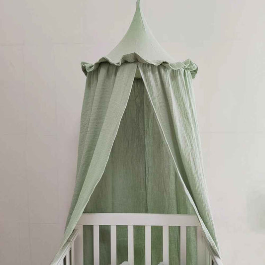 ciel de lit baldaquin vert