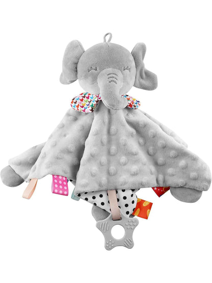 Doudou éléphant ultra doux avec hochet