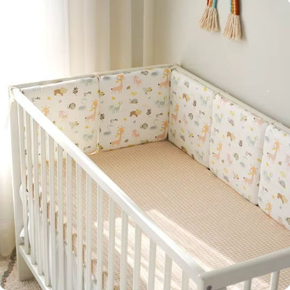 Tour de lit bébé animaux de la jungle