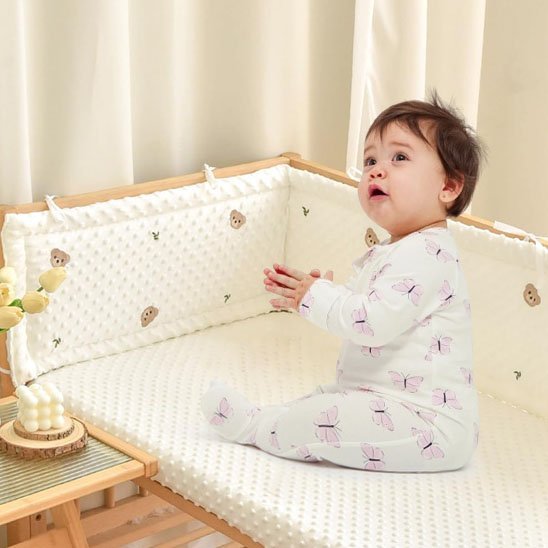 Tour de lit bébé | Pare - chocs berceau - L'Univers de Babychou