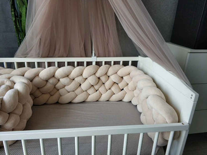 tresse de lit beige 2M 3M 4M
