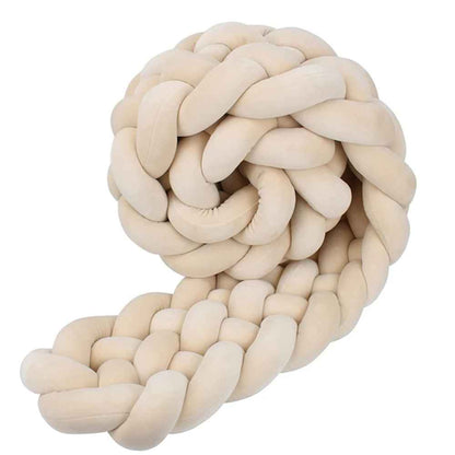 tresse de lit beige enroulée 2M 3M 4M