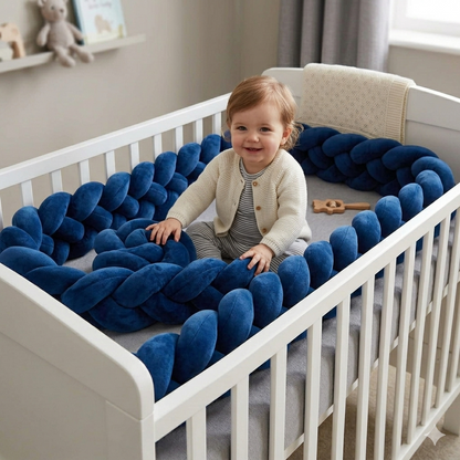 tresse de lit bleu foncé 2M 3M 4M