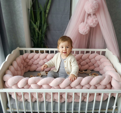 tresse de lit rose enfant 2M 3M 4M