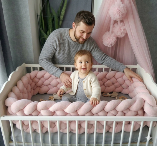 tresse de lit rose 2M 3M 4M enfant et papa