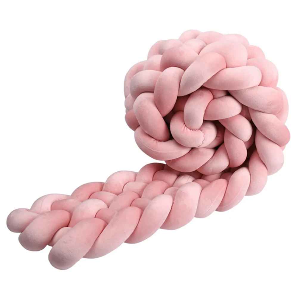 tresse de lit rose enroulée 2M 3M 4M