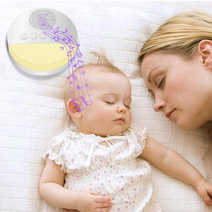Veilleuse à bruits blancs lumineuse maman et bébé qui font la sieste