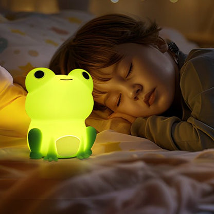 Veilleuse ma petite grenouille enfant qui dort