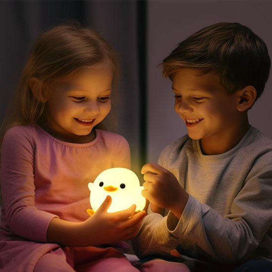 Veilleuse mon petit canard enfants joyeux